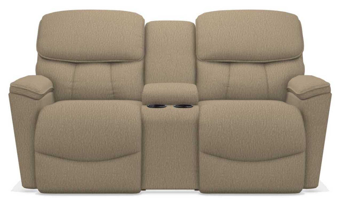 La-Z-Boy Kipling Driftwood Power Reclining Loveseat With Headrest and Console