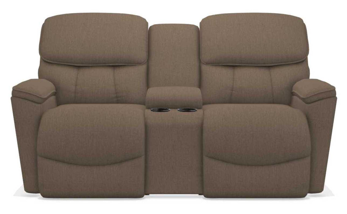 La-Z-Boy Kipling Java Power Reclining Loveseat With Headrest and Console