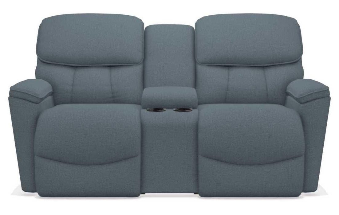 La-Z-Boy Kipling Denim Power Reclining Loveseat With Headrest and Console