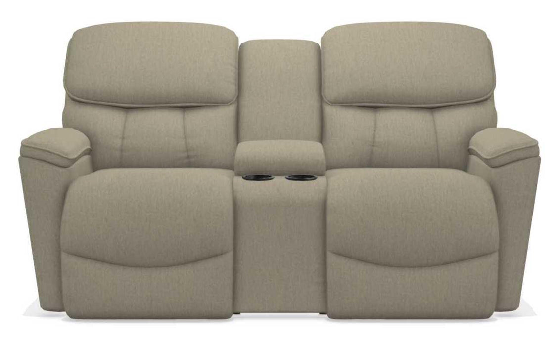 La-Z-Boy Kipling Teak Power Reclining Loveseat With Console