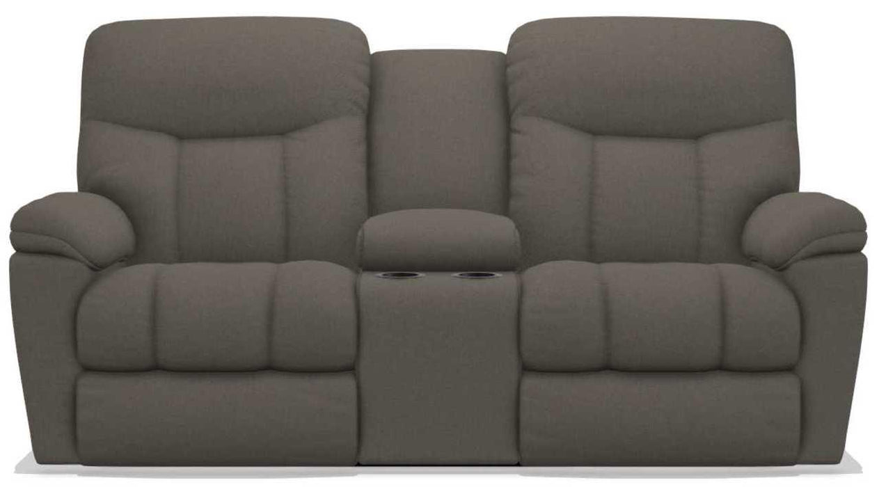 La-Z-Boy Morrison Granite Power Reclining Loveseat with Console