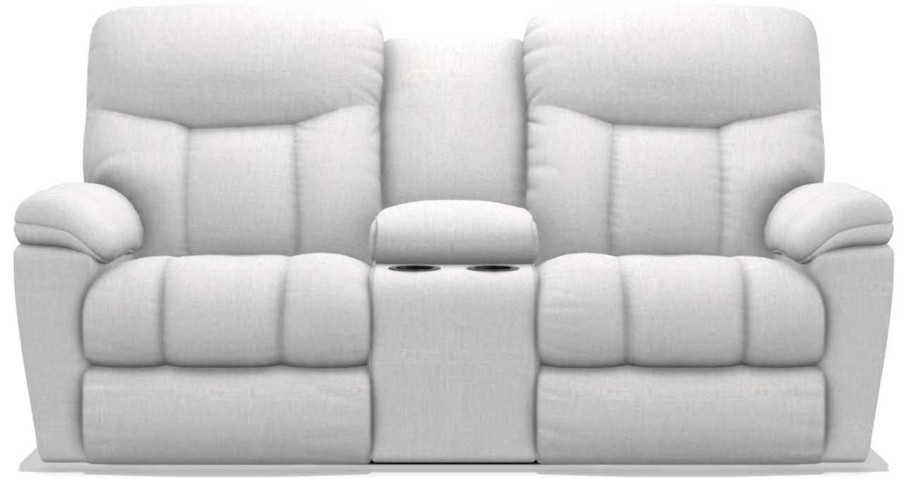 La-Z-Boy Morrison Muslin Power Reclining Loveseat with Console