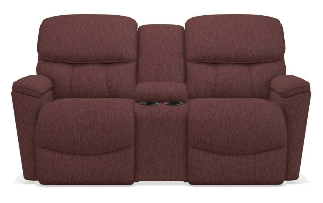 La-Z-Boy Kipling Burgundy Power Reclining Loveseat With Console