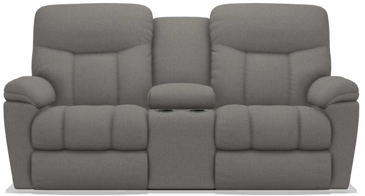 La-Z-Boy Morrison Flannel Power Reclining Loveseat with Console