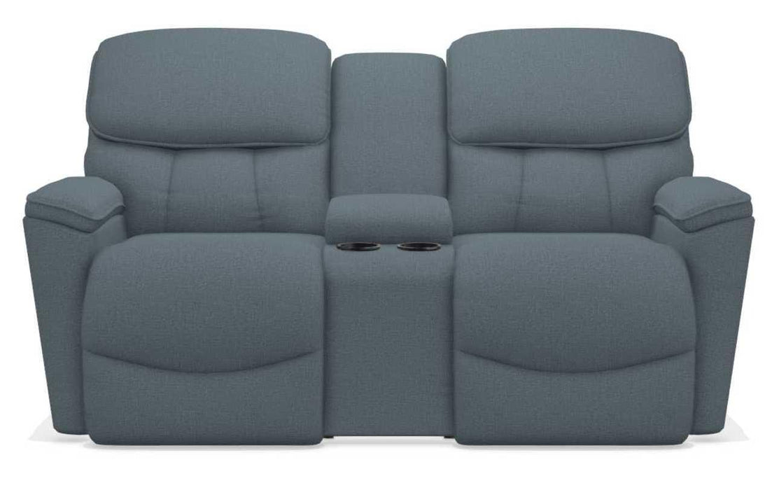 La-Z-Boy Kipling Denim Power Reclining Loveseat With Console