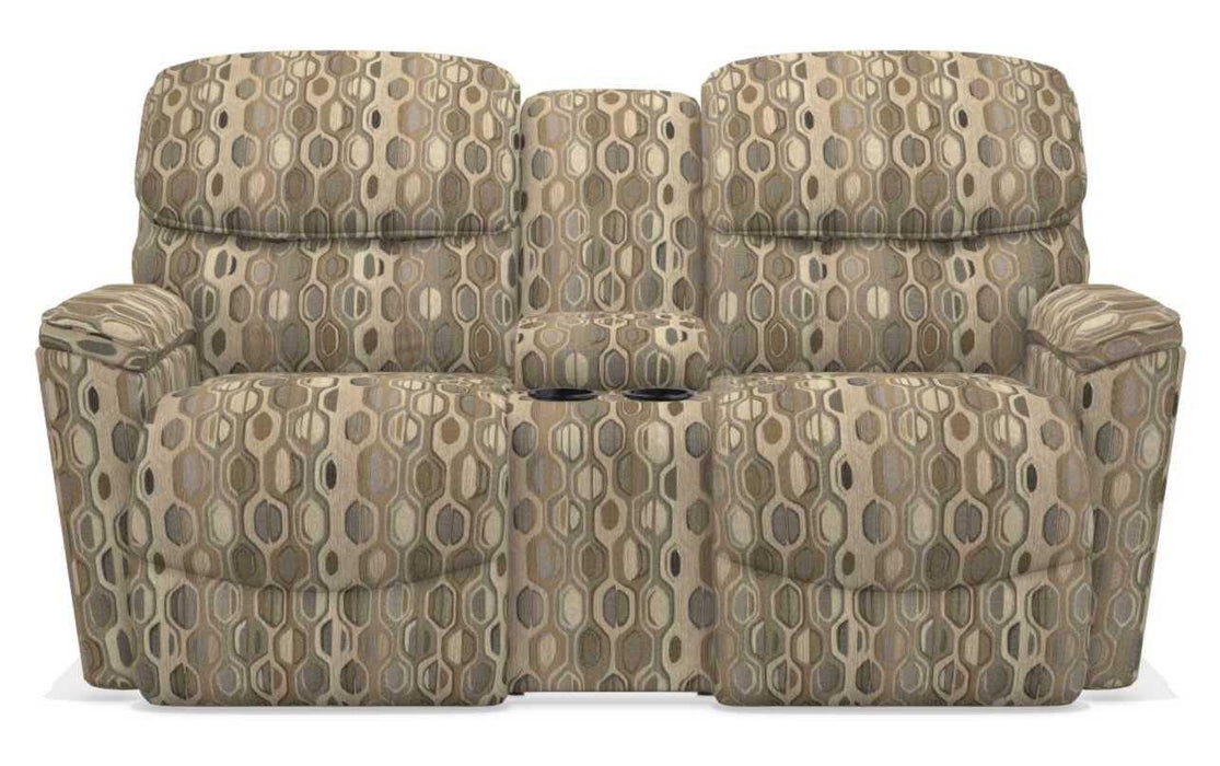 La-Z-Boy Kipling Flax Power Reclining Loveseat With Console