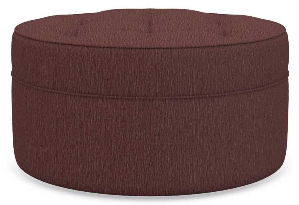 La-Z-Boy Roundabout Burgundy Ottoman
