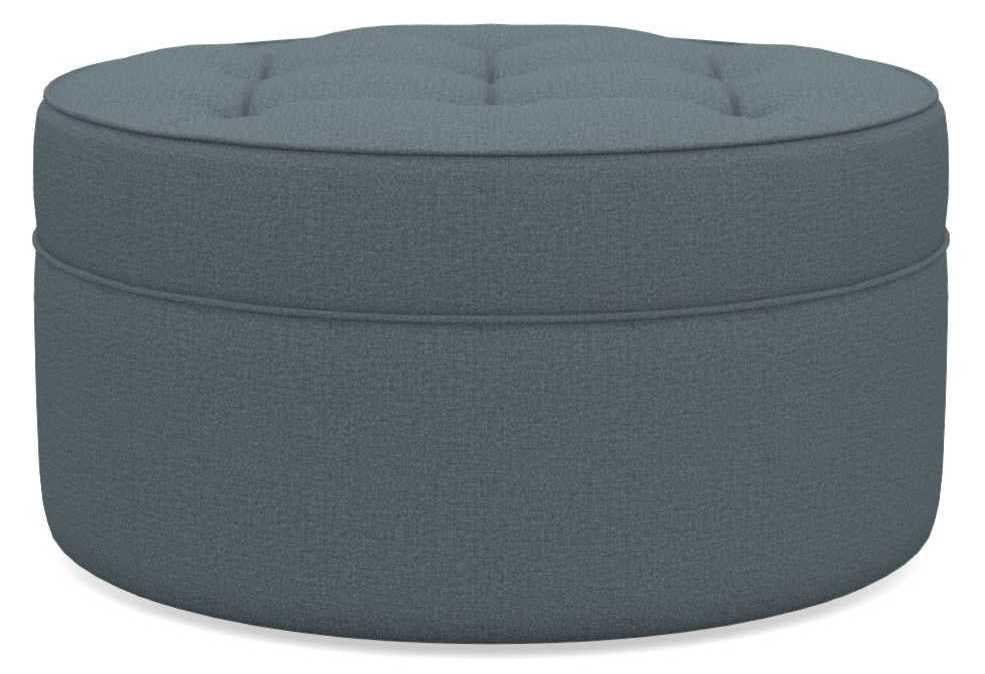 La-Z-Boy Roundabout Denim Ottoman