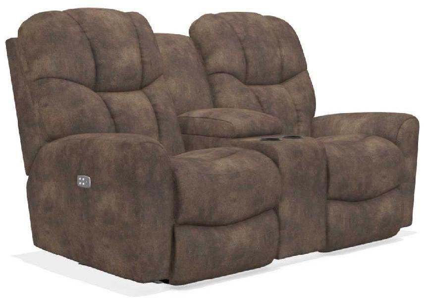 La-Z-Boy Rori Saddle Power Reclining Loveseat w/ Headrest & Console