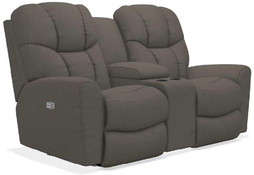 La-Z-Boy Rori Granite Power Reclining Loveseat w/ Headrest & Console