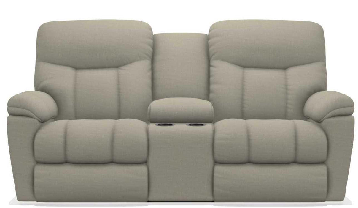 La-Z-Boy Morrison Solids Power Reclining Loveseat with Console