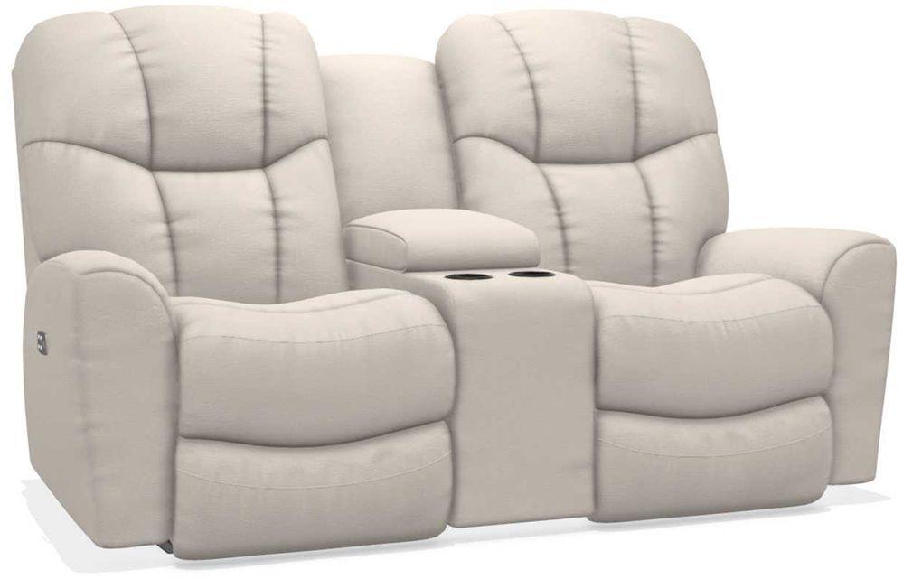 La-Z-Boy Rori Muslin Power Reclining Loveseat w/ Headrest & Console