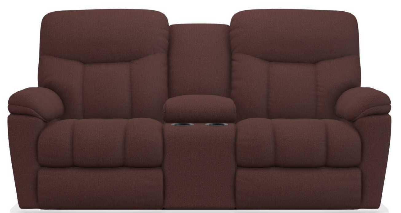 La-Z-Boy Morrison Burgundy Power Reclining Loveseat with Console