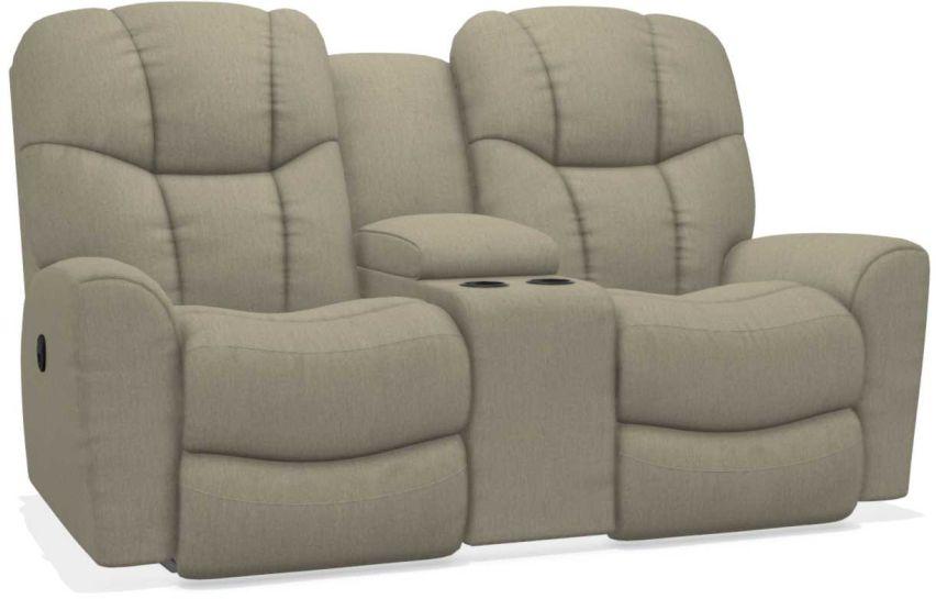 La-Z-Boy Rori Teak Reclining Loveseat w/ Console