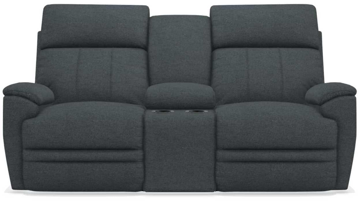 La-Z-Boy Talladega Denim Power Reclining Loveseat with Console