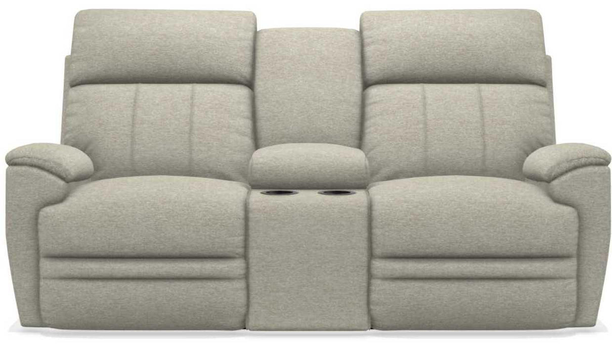 La-Z-Boy Talladega Dove Power Reclining Loveseat with Console