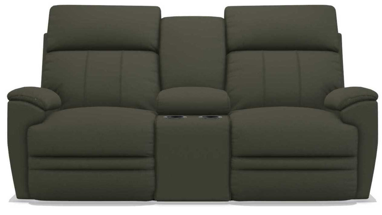 La-Z-Boy Talladega Charcoal Power Reclining Loveseat with Console