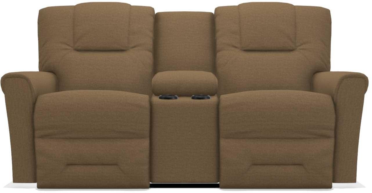 La-Z-Boy Easton Moccasin Power Reclining Loveseat with Headrest And Console
