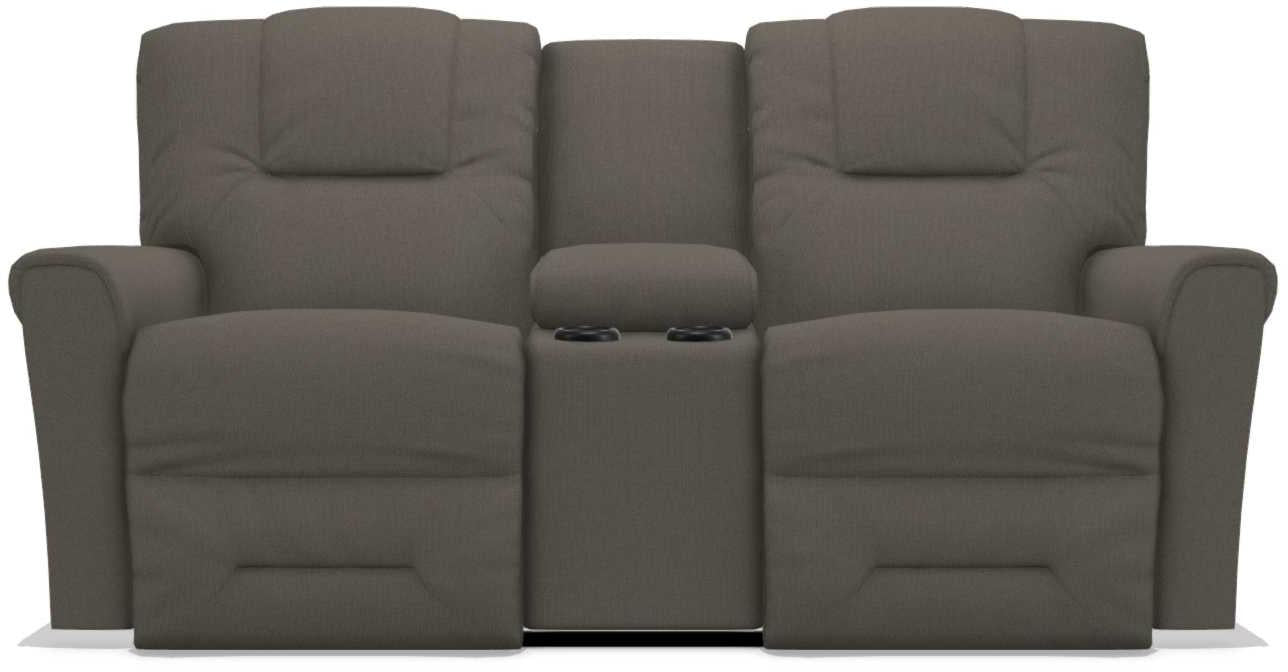 La-Z-Boy Easton Granite Power Reclining Loveseat with Headrest And Console