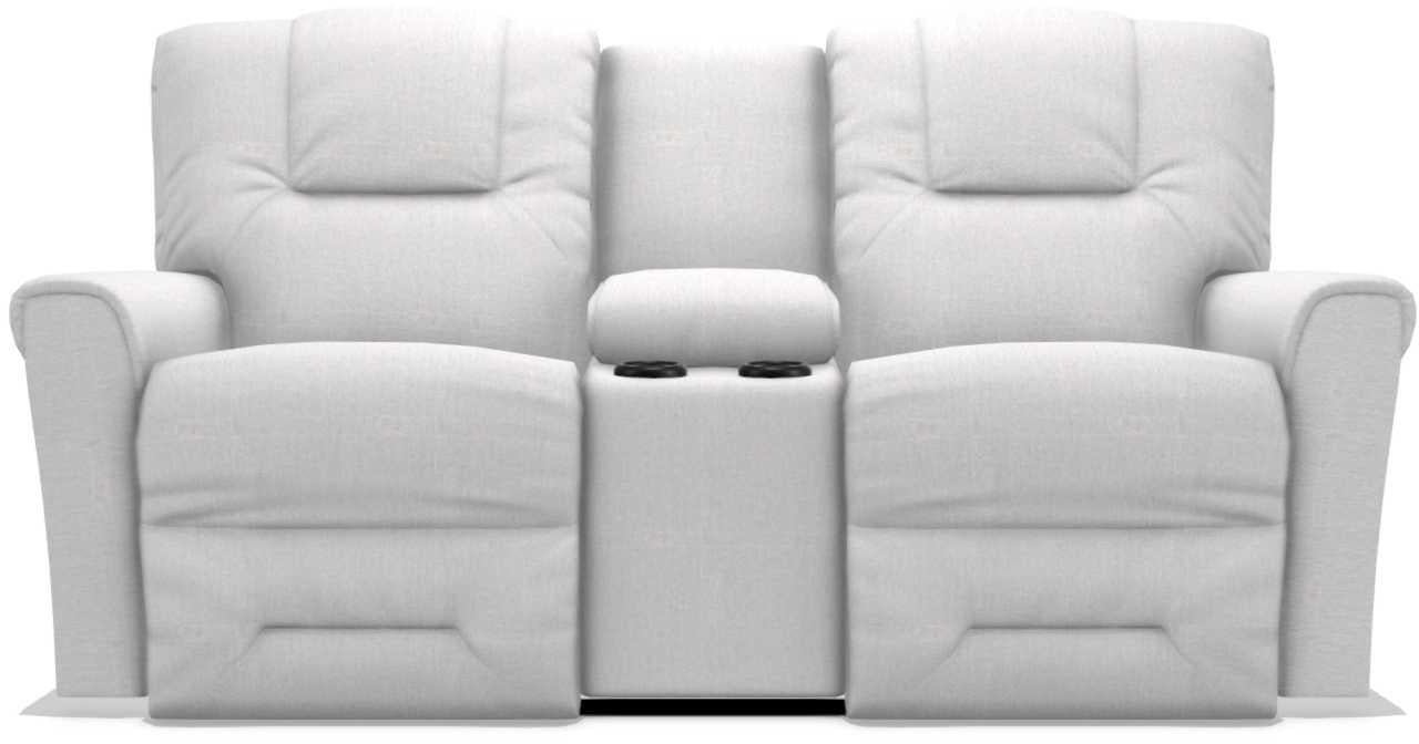 La-Z-Boy Easton Muslin Power Reclining Loveseat with Headrest And Console