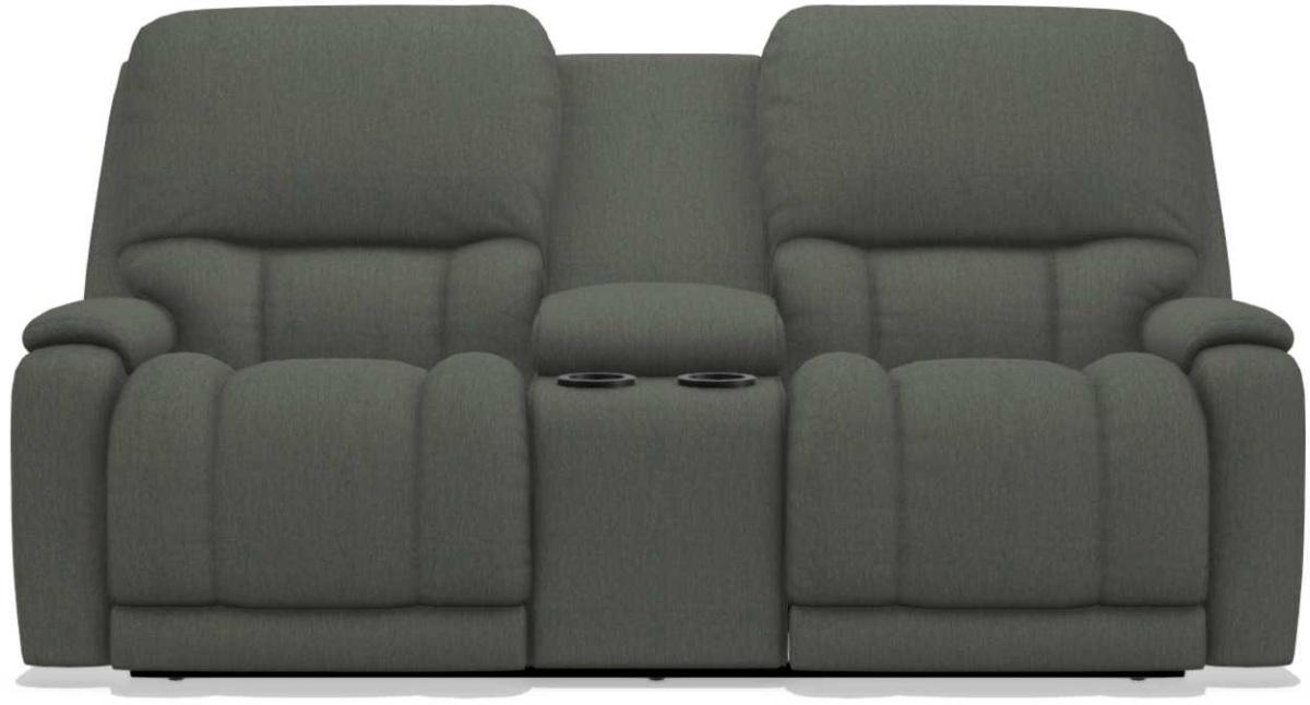 La-Z-Boy Greyson Kohl Power Reclining Loveseat with Headrest And Console