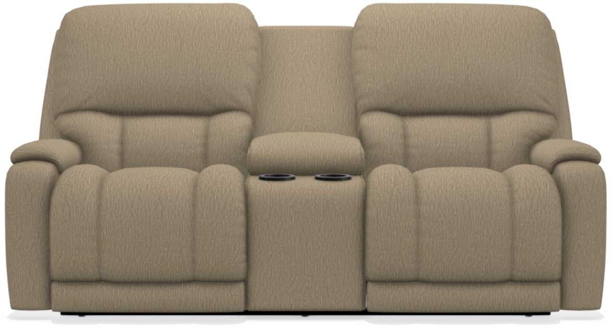 La-Z-Boy Greyson Driftwood Power Reclining Loveseat with Headrest