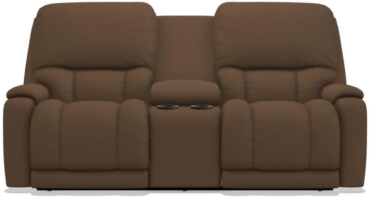 La-Z-Boy Greyson Canyon Power Reclining Loveseat with Headrest And Console