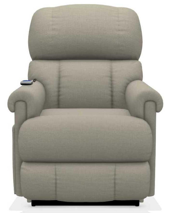 La-Z-Boy Pinnacle Platinum Linen Power Lift Recliner with Headrest and Lumbar