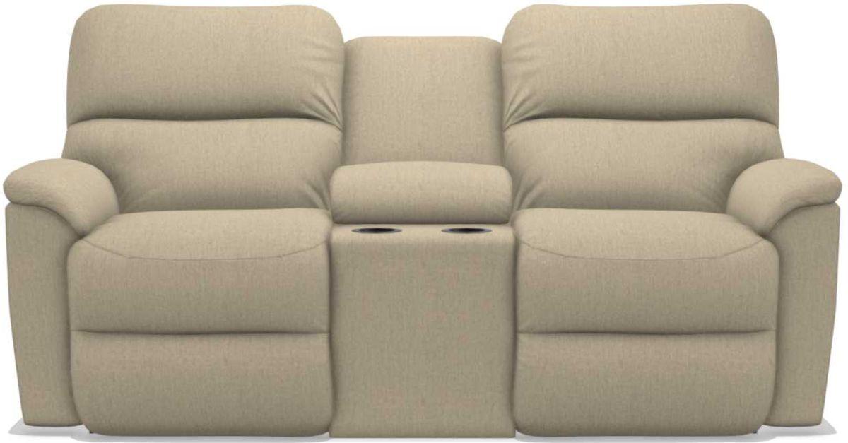 La-Z-Boy Brooks Toast Power Reclining Loveseat With Console