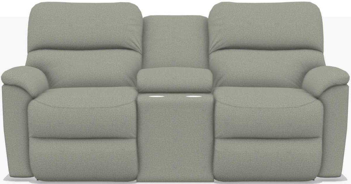 La-Z-Boy Brooks Tranquil Reclining Loveseat With Console