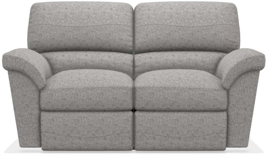 La-Z-Boy Reese Power La-Z Time Salt and Pepper Full Reclining Loveseat