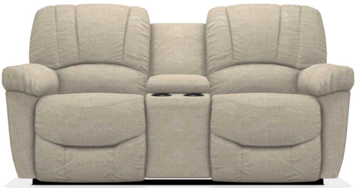 La-Z-Boy Hayes Eggshell Power La-Z-Time Full Reclining Console Loveseat