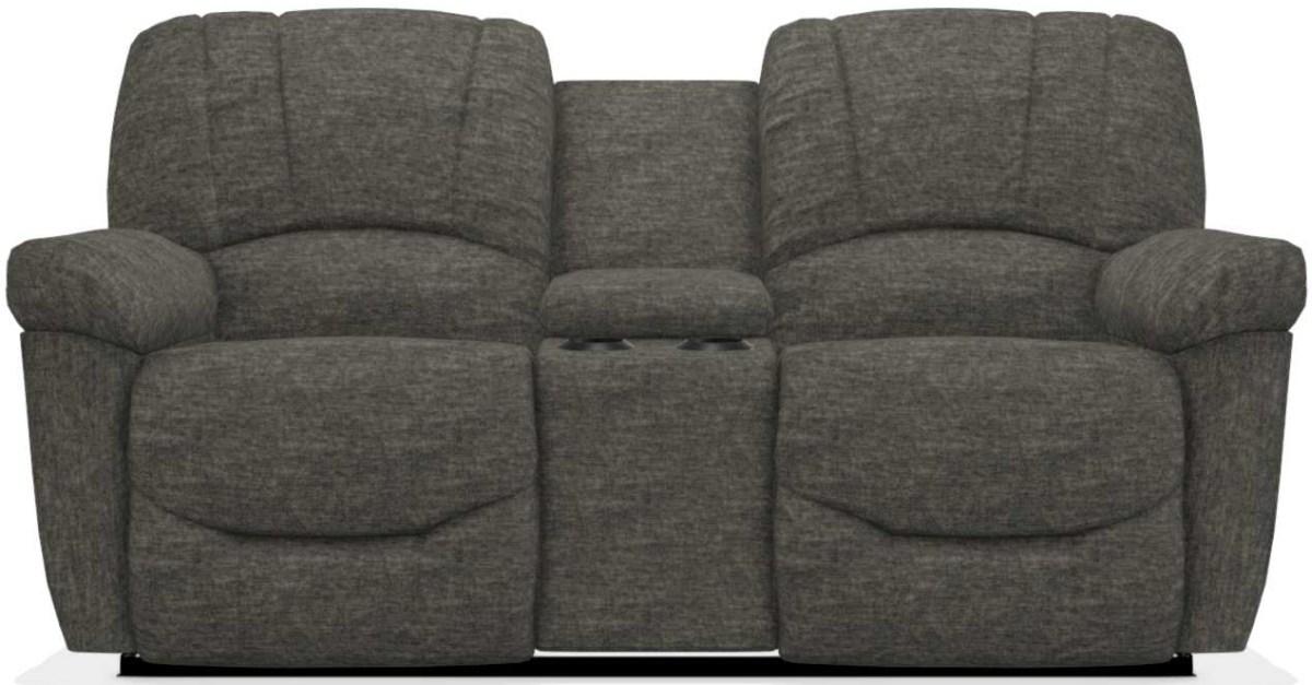 La-Z-Boy Hayes Stone Power La-Z-Time Full Reclining Console Loveseat