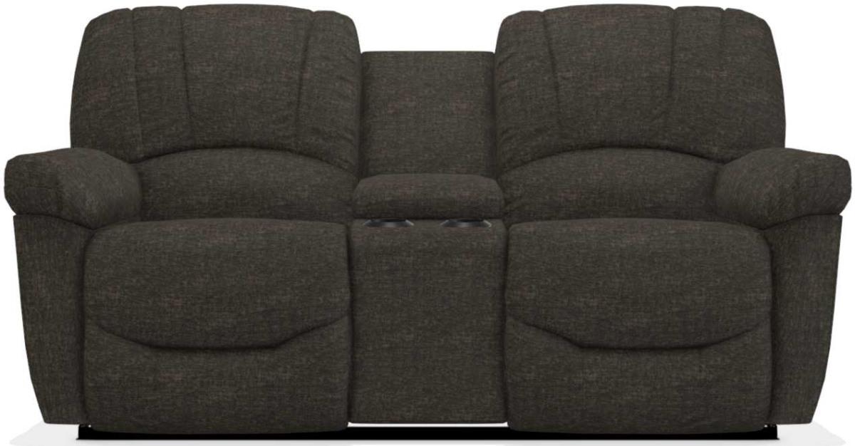 La-Z-Boy Hayes Walnut Power La-Z-Time Full Reclining Console Loveseat