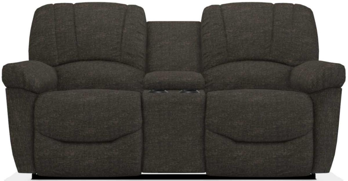 La-Z-Boy Hayes Walnut La-Z-Time Power-Reclineï¿½ Console Loveseat with Power Headrest