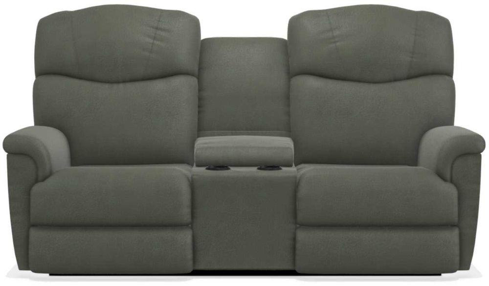 La-Z-Boy Lancer Power La-Z Time Charcoal Full Reclining Loveseat with Console