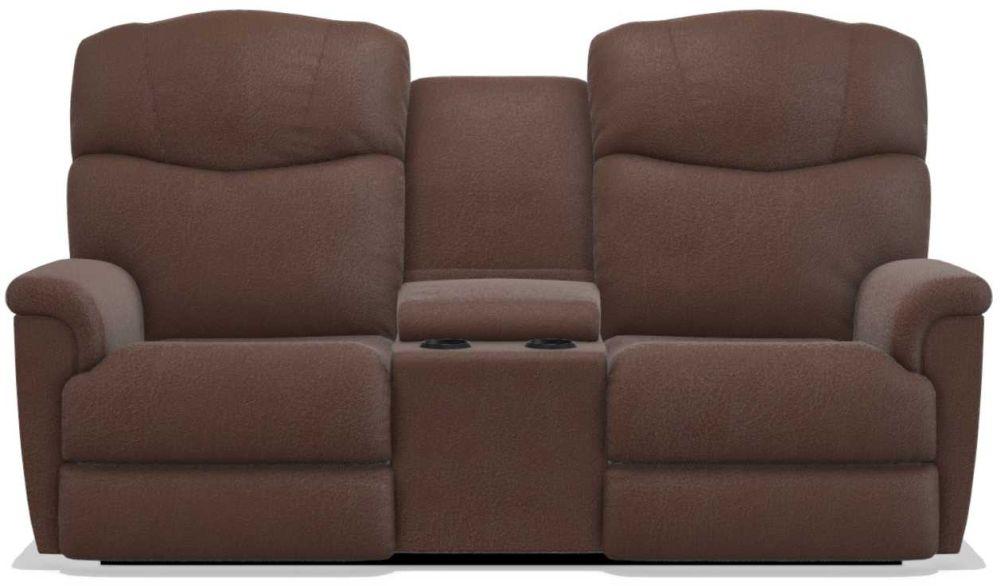 La-Z-Boy Lancer Sable Power Reclining Loveseat with Headrest and Console