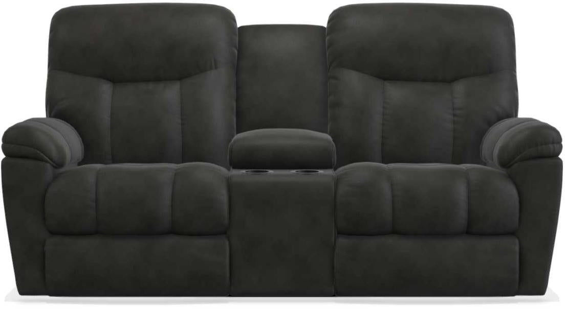 La-Z-Boy Morrison Navy La-Z-Time Full Reclining Loveseat w/Console