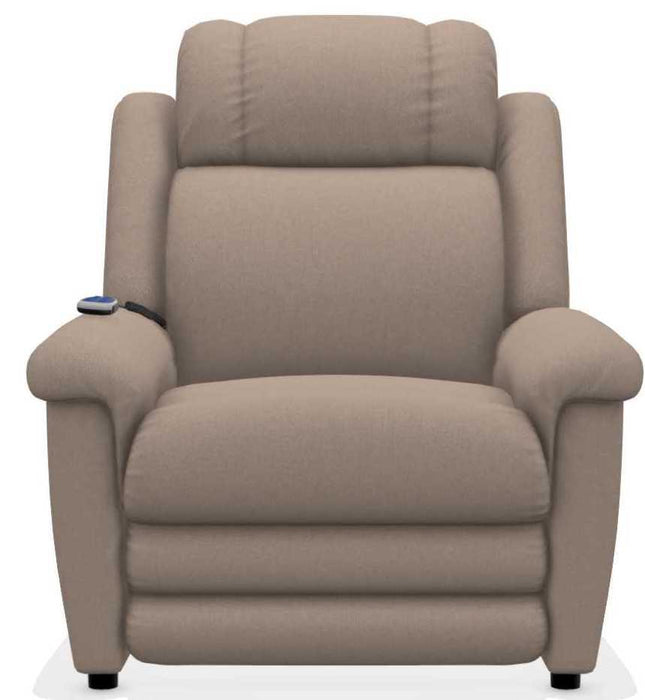La-Z-Boy Clayton Cashmere Gold Power Lift Recliner with Massage and Heat