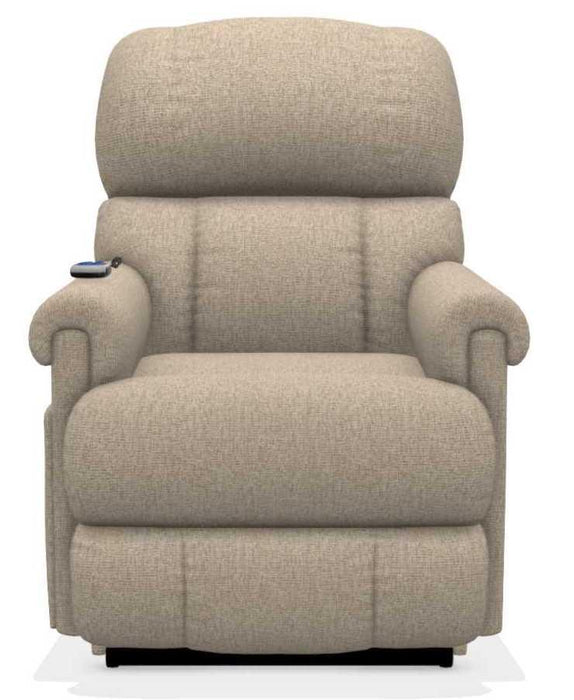 La-Z-Boy Pinnacle Platinum Pumice Power Lift Recliner with Headrest and Lumbar