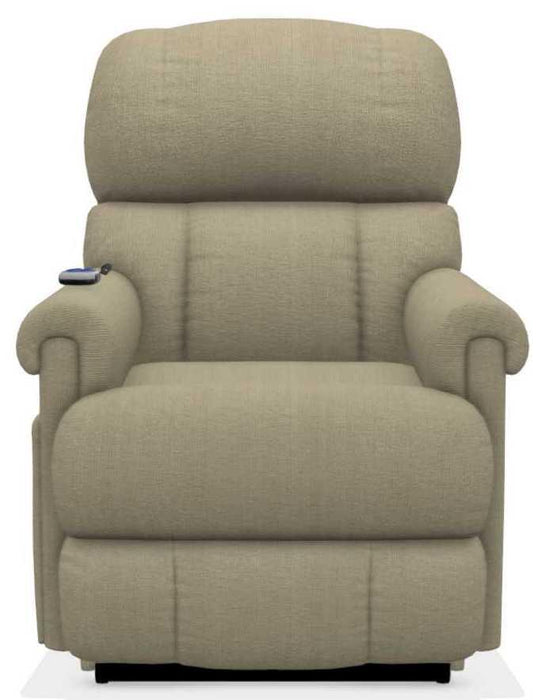 La-Z-Boy Pinnacle Platinum Khaki Power Lift Recliner with Headrest and Lumbar