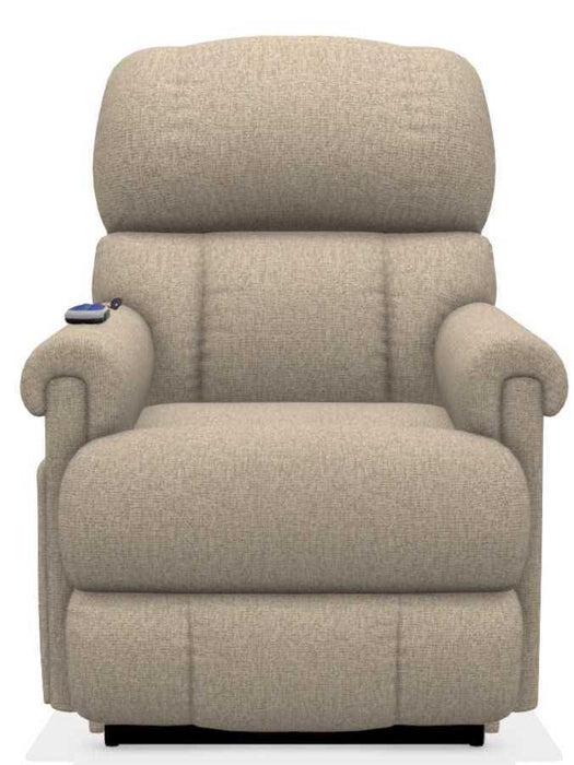 La-Z-Boy Pinnacle Platinum Pumice Power Lift Recliner with Massage and Heat