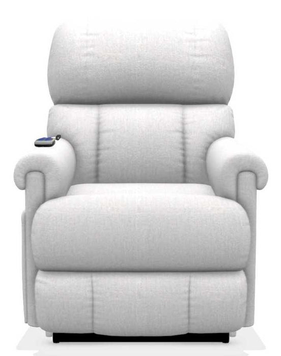 La-Z-Boy Pinnacle Platinum Muslin Power Lift Recliner with Massage and Heat