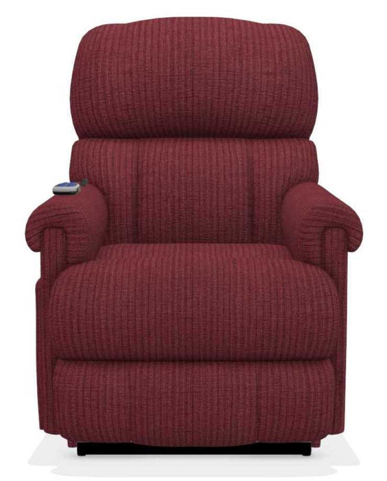 La-Z-Boy Pinnacle Platinum Sangria Power Lift Recliner with Massage and Heat