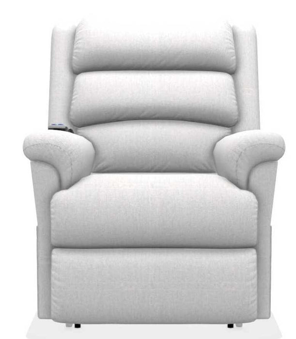 La-Z-Boy Astor Platinum Muslin Power Lift Recliner with Massage and Heat