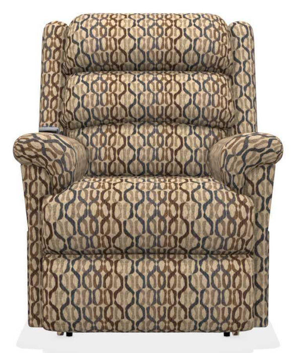 La-Z-Boy Astor Platinum Walnut Power Lift Recliner with Massage and Heat