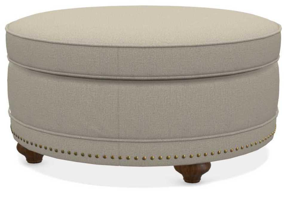 La-Z-Boy Coronet Pewter Storage Ottoman