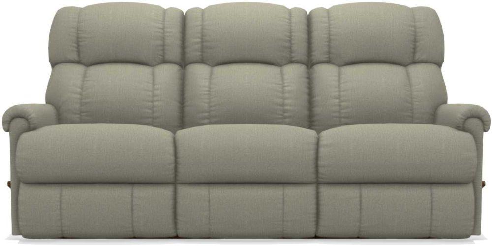 La-Z-Boy Pinnacle Reclina-Way Pewter Full Linen Reclining Sofa