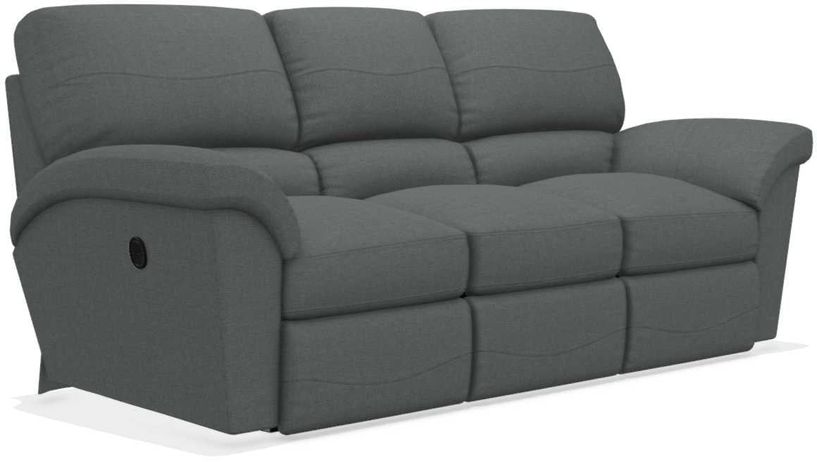 La-Z-Boy Reese La-Z-Time Gray Full Reclining Sofa