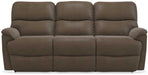 La-Z-Boy Trouper La-Z-Time Mink Reclining Sofa - Plourde Furniture Co (Caribou, ME)